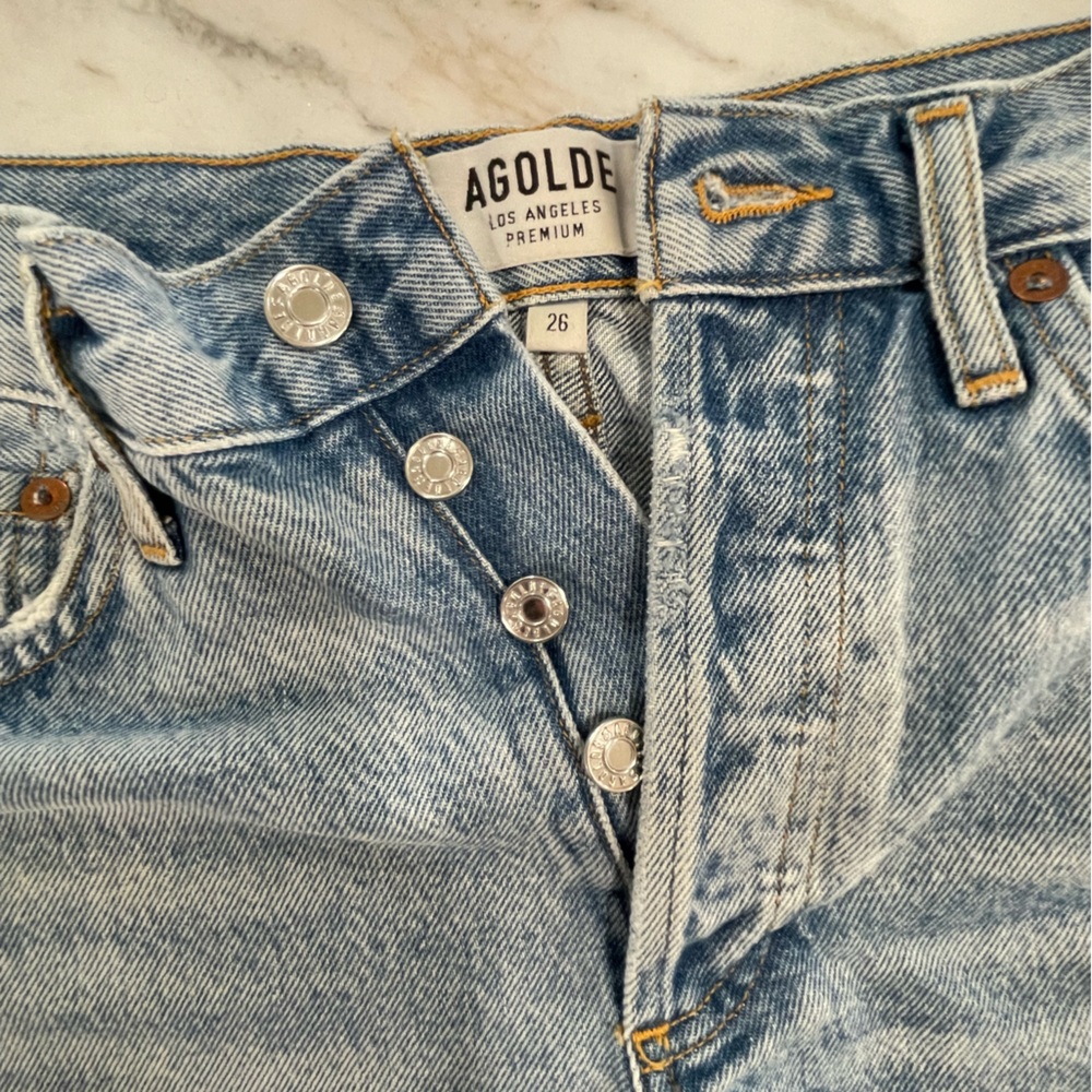 AGOLDE Blue Denim Jeans